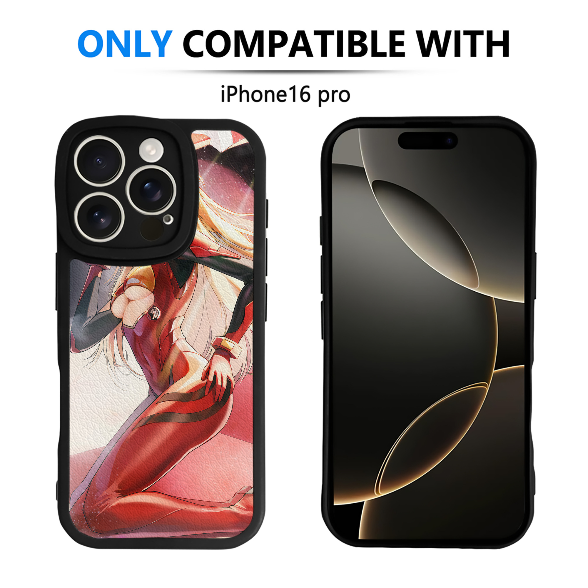 （画像用） EVA 新世紀エヴァンゲリオン 【iPhone 16シリーズ対応】シリコンスマホケース（レザー調） 材質：シリコン